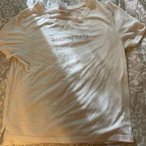 Stay in bed White shirt